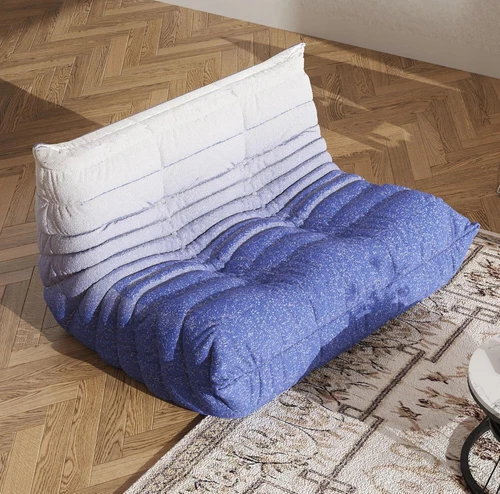 Caterpillar Lazy Sofa 1 to 3 Seats Tatami Floor Sofa Nap Couch Chesterfield Sofa - Picture 32 of 52