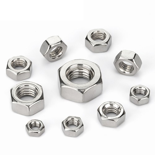 Left Hand Hex Full Nuts A2 Stainless Steel M4 M5 M6 M8 M10 M12 M14 M16 M18 M20 - Picture 3 of 16
