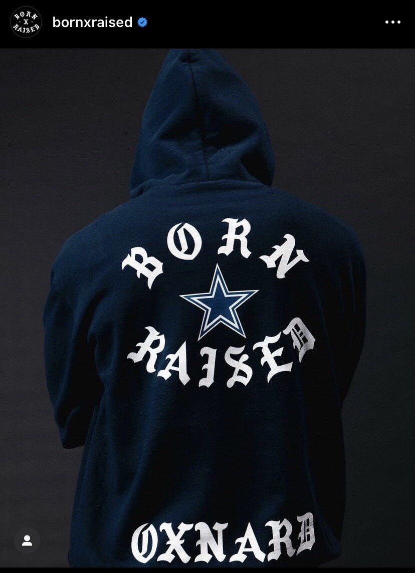 Dalles Cowboys Born Raised Training Camp Hoodie Large | eBay