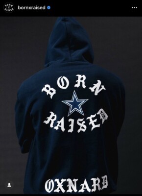 Dalles Cowboys Born Raised Training Camp Hoodie Large | eBay