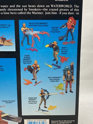 WATERWORLD Power Bow Mariner KEVIN COSTNER Action Figure 1995
