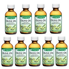 De La Cruz  Pure Olive Oil, Non-GMO, Bottled in USA 2 FL OZ.  9 BOTTLES 