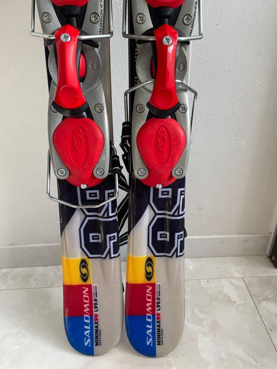 Salomon minimax L99.9 Snowblades Short skis 99.9cm Black Salomon minimax L99.9 Snowblades Short skis 99.9cm Black