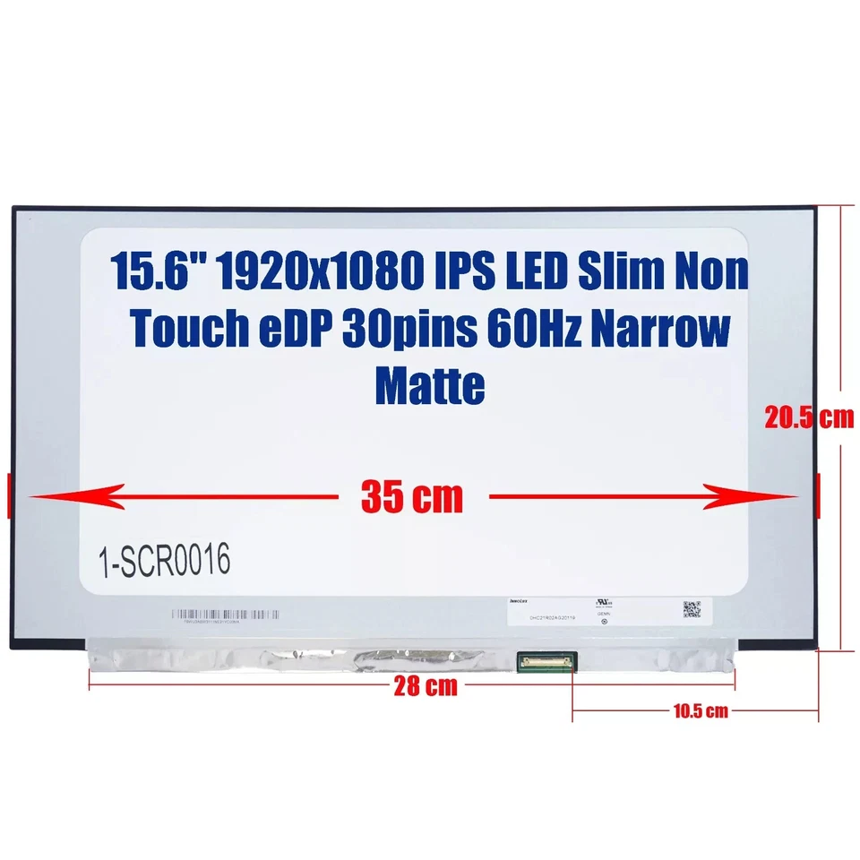 KL.1560E.017 NV156FHM-N48 V8.1 OEM ACER LCD Screen 15.6 FHD AN515-54-599H N18C3 - Image 2 of 4