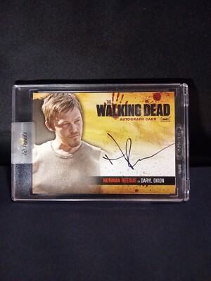 2011 TWD WALKING DEAD SEASON 1 AUTO A17 NORMAN REEDUS DARYL DIXON Rookie