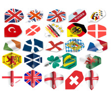 1 Satz,3st Länder Flight`s Standard , Bull`s , Unicorn ,One80,Flaggen 