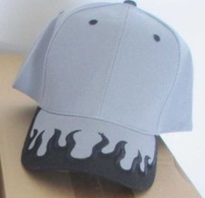 NEW! FLAME CAP HAT GRAY