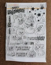 Simon Says Stamp - Boo Day - Photopolymer Cling stamp and die set, NIP