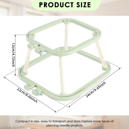 Adjustable Embroidery Frame Lap Stand Versatile Needlework Lap Stand for Craft✿ - Picture 3 of 17