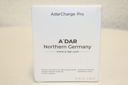 Adar charge pro Magnetische Powerbank Schwarz Neu Rechnung MwSt - Zdjęcie 2 z 3