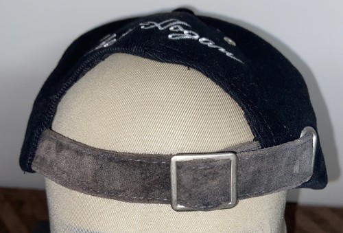 Ben Hogan Strapback Adjustable Black Brushed Cotton Cap Hat with  Suede Bill  - Picture 6 of 7