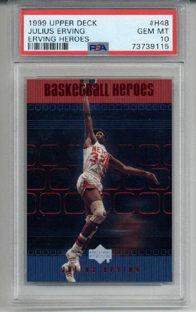Carte Collection Rencontre 1977 - Basketball - Julius Erving Des Nets - Édition Française