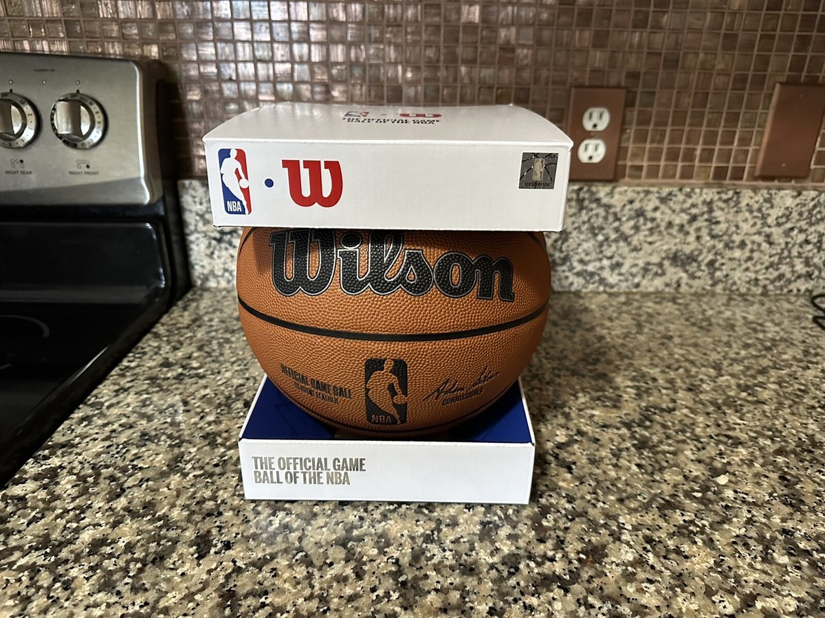 Official Wilson NBA Game Ball Genuine Leather Basketball NEW
