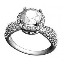 2 pcs Ring Wax patterns for lost wax casting Gold or Silver jewelry 211520