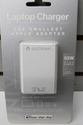 Eggtronic Sirius Universal MacBook Charger 65W Apple USB-C iPhone iPad PABWH65