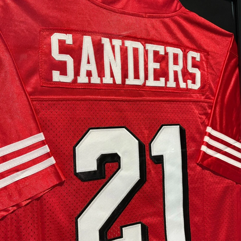 San Francisco 49ers Deion Sanders Jersey Framed, Deion Sanders Shirt Framed - Image 2 of 4