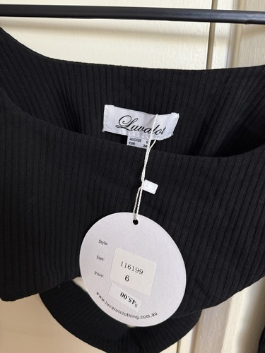 Luvalot Black Top Size 6 - Picture 3 of 4