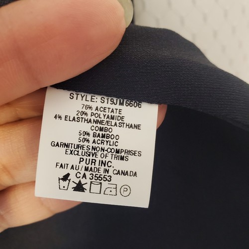 Iris Setlakwe Woman's Blue Cardigan With Hoodie FLAW Stain On The Wrist Size SP - Picture 11 of 12