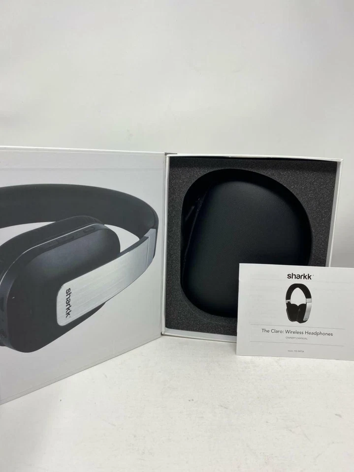 Auriculares Sharkk Claro Bluetooth con cancelación de ruido con estuche rígido de viaje. Foto 3 de 4