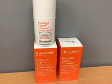 NEW Thisworks Lot Of 2 Morning Expert Vitamin C Power Mask. Authentic. $$$$$$$$$