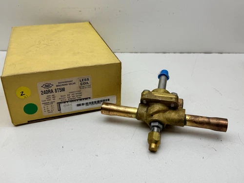 Alco Controls 240RA8T5M Refrigerant Solenoid Valve 5/8" ODF ~NO COIL~