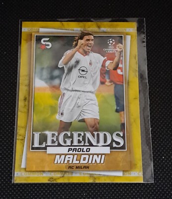 Paolo Maldini variation card common - Legends - Topps UCL Superstars 22 ...