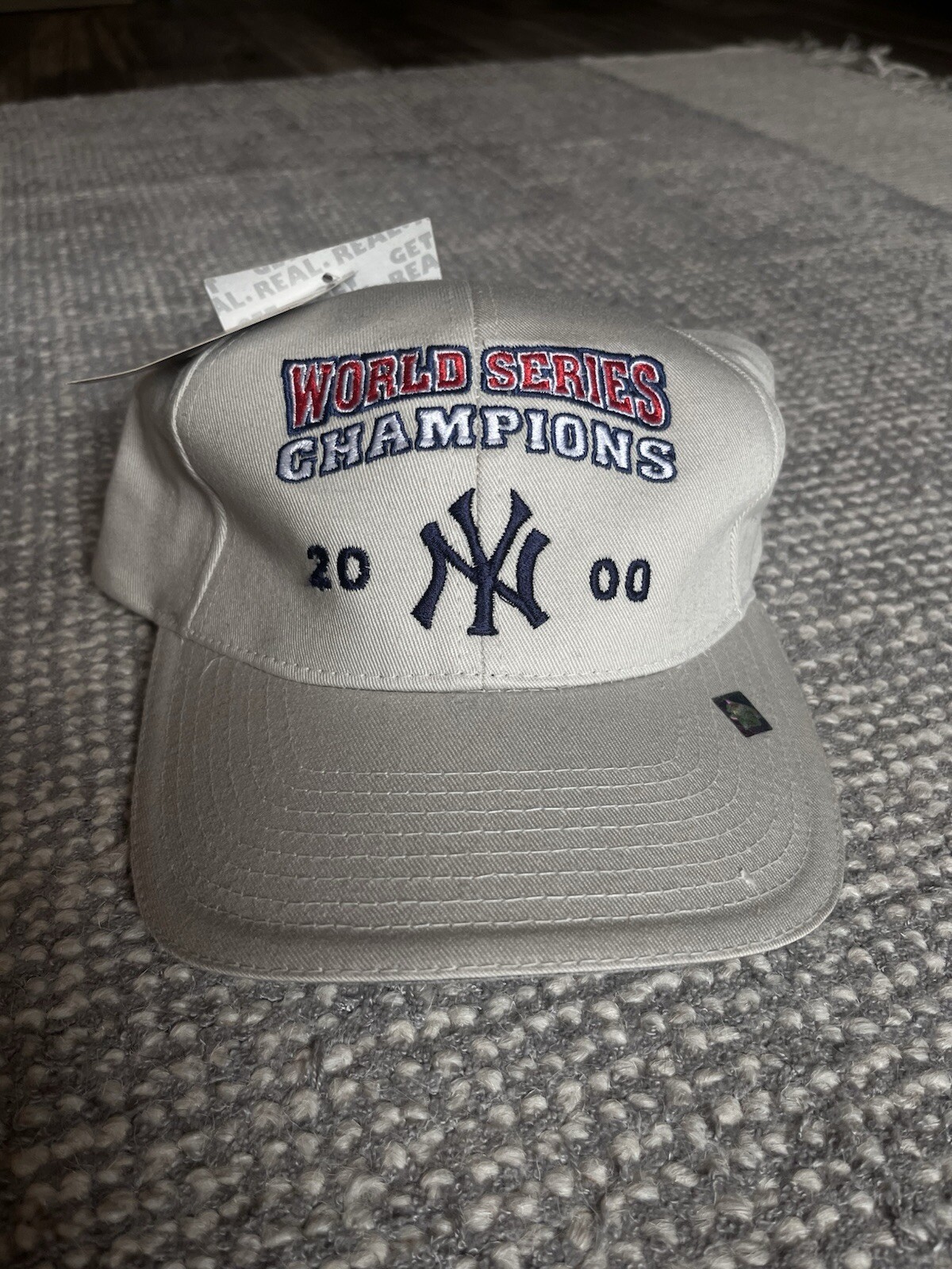 Vintage Yankees World Series Snapback Cap Y2K Logo Athletic Style  