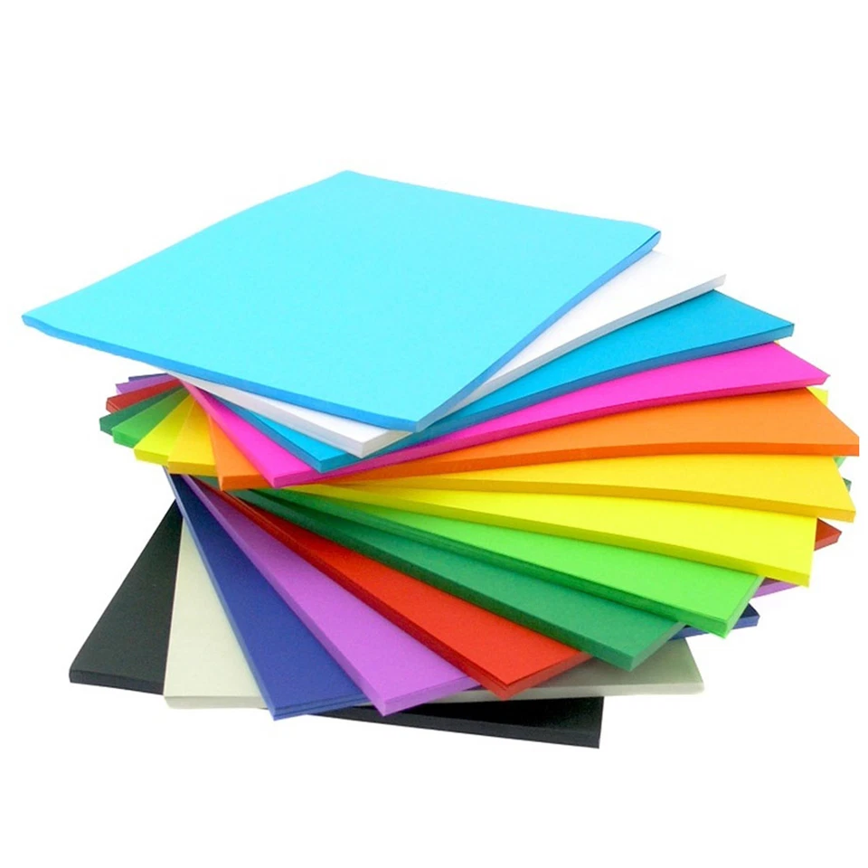 100 x Colored Card Cardboard Paper A3 A4 A2 DIY Craft Handicraft- Premium Qlty - image 4 of 4