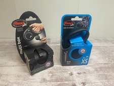 Flexi New Classic Cord Leash 10' ft Black XS Extra Small Dogs 18lbs max  Box