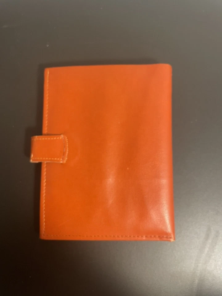 Vintage SWANK Travelers Wallet Brown Genuine Pigskin Leather 4.5" x 5.5" EUC - Image 2 of 4