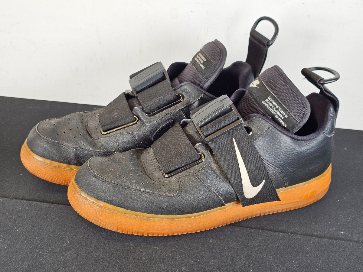 Nike Air Force Utility Low Strap Gray 2018 Men's Shoes A01531-301 size 12