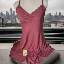 Forever Rose summer dress Size L Cramberry Pink Asymmetrical 