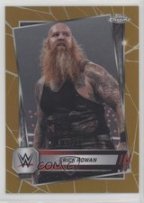 2025 Topps Chrome WWE Gold Refractor 45/50 Erick Rowan #49 ob9