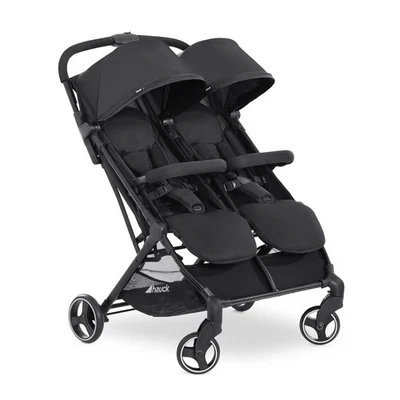HAUCK SWIFT X DUO ZWILLINGSBUGGY GESCHWISTERWAGEN BLACK - Bild 1 von 3