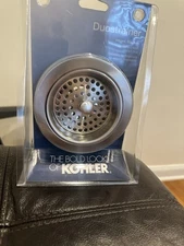 Kohler Duostrainer Sink Drain 8799-C-VS Strainer Basket Vibrant Stainless NIB