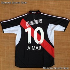 Vintage Aimar River Plate 00/01 Size M Official adidas Jersey