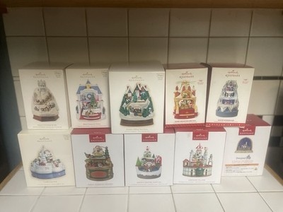 Hallmark  Lot Of Larger Magic Ornaments:  A Magical Celebration Keepsake Village