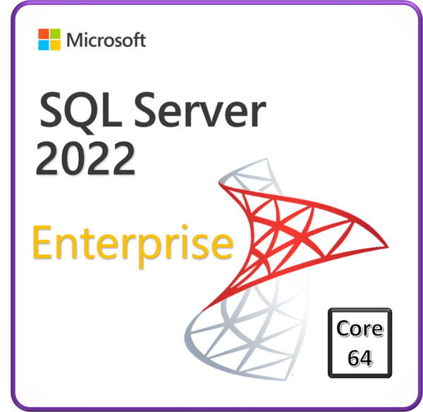 Microsoft SQL Server 2022 Enterprise, 64 núcleos - solo licencia (modelo CAL)