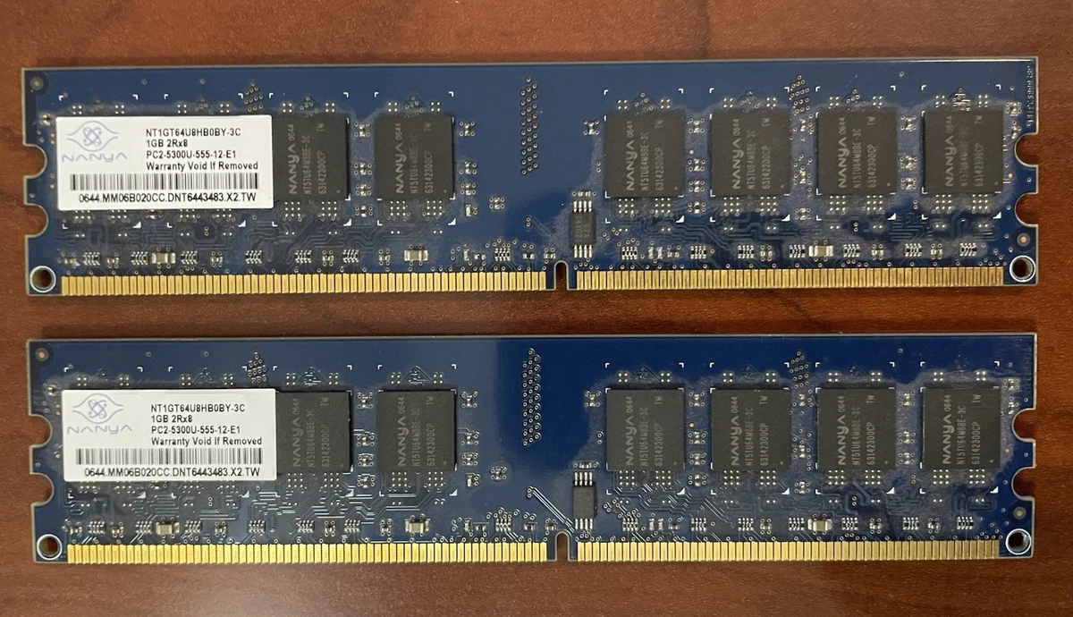 Nanya Computer RAM 1 GB Capacity per Module for sale | eBay