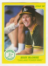 1988 Star Company Yellow Mark McGwire "Oakland Power King" 1 of 12