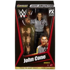 Referee John Cone Black & White  WWE From the Vault  Series 5  Wrestling Figure