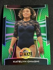 KATELYN OHASHI  2025 LEAF METAL WOMEN OF SPORT GREEN PRIZM 1/5 USA 🔥🔥