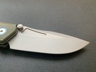REMETTE Rhino MC25A 14C28N Stonewashed Blade Green Micarta EDC Folding Knife — photo 7