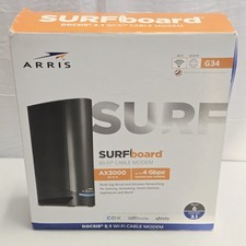 ARRIS G34 - Cable Modem Router Combo - Fast DOCSIS 3.1 Gigabit WiFi 6 AX3000 .