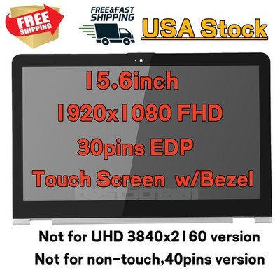 15'' For HP Envy X360 15-AQ273CL LCD Display Touch Screen Assembly LP156WF6-SPL2