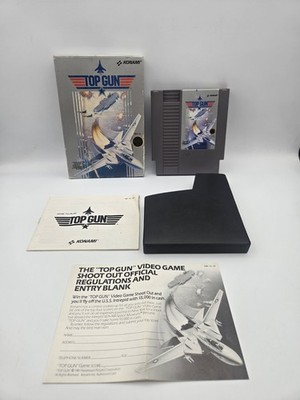 Top Gun (Nintendo Entertainment System, 1987) NES CIB w/ Manual Insert Complete 