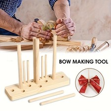 Extended DIY Bow Maker for Ribbon Wreaths Christmas Bows Wooden Ribbon Bow Maker