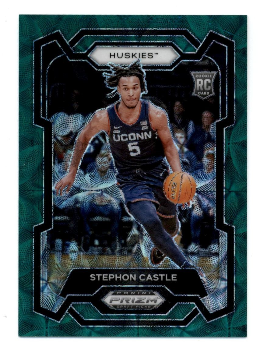 2024 Panini Prizm Draft Picks #17 Stephon Castle Green Scope 2/8 Rookie RC