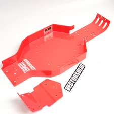 RC10T Neon Red Chassis And Nose Plate 7830 7831 Cliff Lett Team Associated 7003