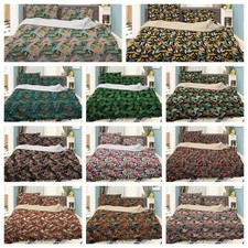 3D Tropical Leaves Pattern Colorful Quilt Cover Duvet Cover Comforter set